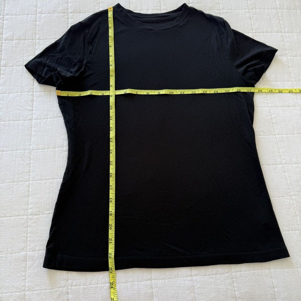 A New Day Women’s Short Sleeve Perfect T-Shirt Black Size XS - Picture 2 of 6